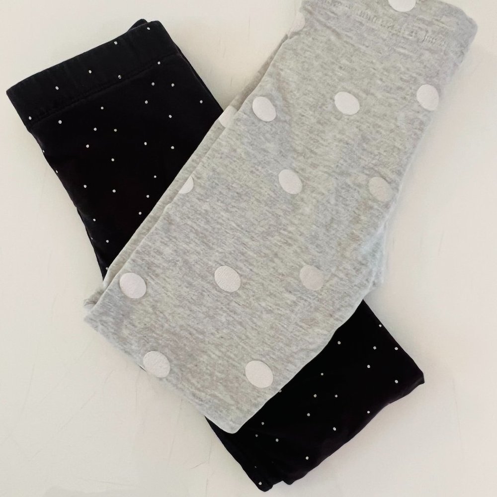 2 Pack H&M thick leggings Size 7